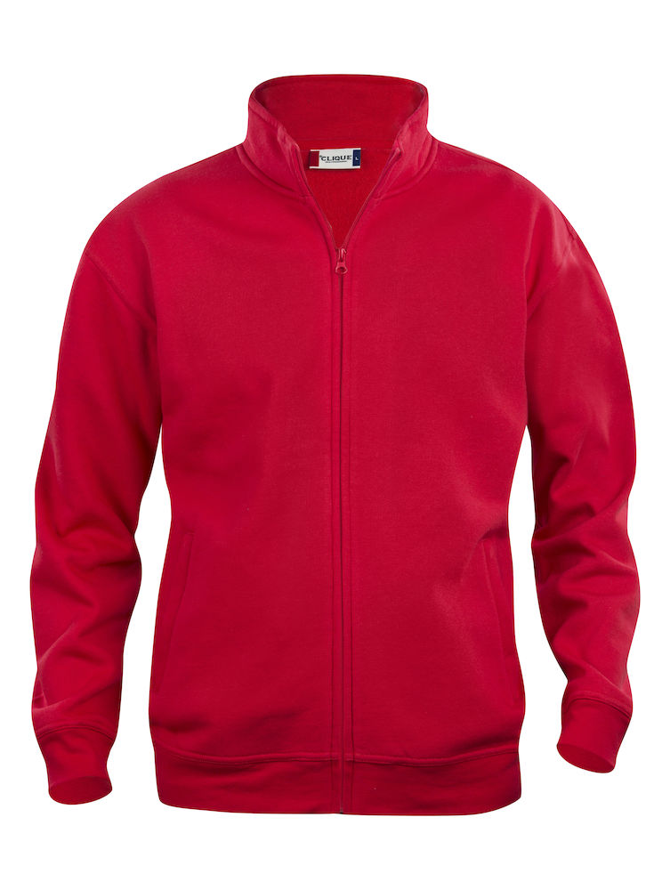 Sweatjacke, ohne Kapuze, Basic, Unisex