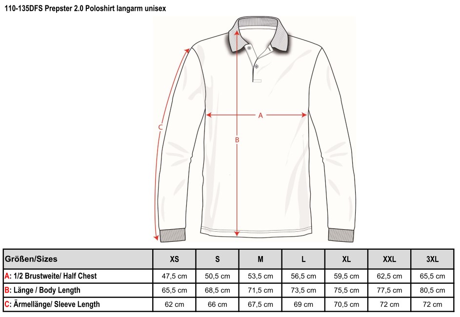 Poloshirt 2.0, langarm, Unisex